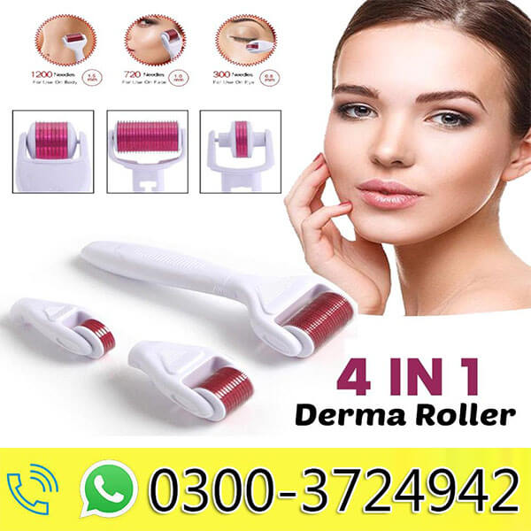 Derma Roller 4 in 1 Skin Care Set